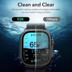 Screen Protector For Apple Watch Ultra 2/1 Black - ESR Amorite -Uniq Sale Store 8 5fc9f865 eeba 4f33 adf0 e0f9f98d3d42