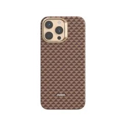 Aramid Fibre Skin For IPhone 16 Pro Max - Raptic -Uniq Sale Store RapticiPhone16ProBrownAramidFibreSkin1 1