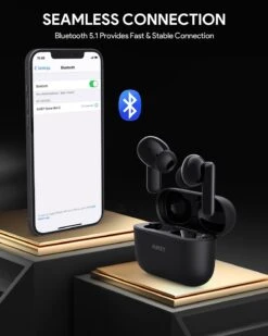 Aukey Wireless Earbuds Mini Bluetooth V5.2 - Aukey Mini -Uniq Sale Store aukey bluetooth earphones aukey wireless earbuds mini bluetooth v5 2 aukey mini 39370609066242