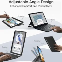 Inateck Magnetic Keyboard Case For Samsung Galaxy Tab S10 FE/S9 FE 10.9"/S9 11" -Uniq Sale Store inateckS10feS9femagnetickeyboardcase4