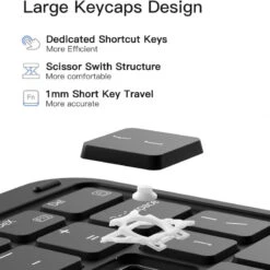 Inateck Magnetic Keyboard Case For Samsung Galaxy Tab S10 FE/S9 FE 10.9"/S9 11" -Uniq Sale Store inateckS10feS9femagnetickeyboardcase5