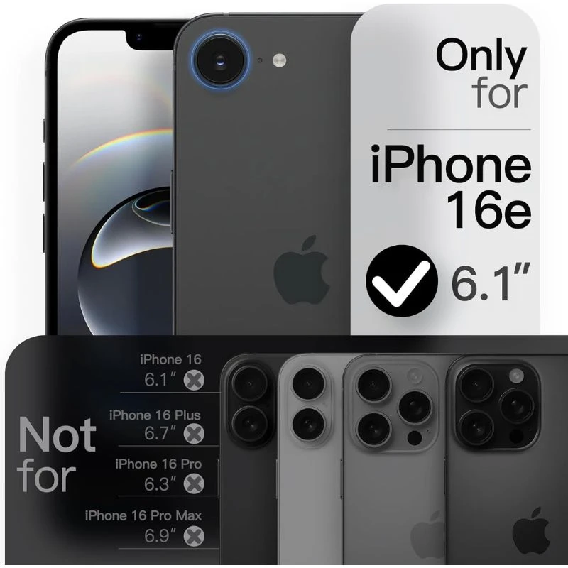 JETech 360 Rotatable Ring IPhone 16e Case - 360 4 JETech 360 Rotatable Ring IPhone 16e Case - 360 - Image 2