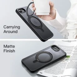 JETech 360 Rotatable Ring IPhone 16e Case - 360 13 JETech 360 Rotatable Ring IPhone 16e Case - 360 -Uniq Sale Store iphone16e360ringmagneticcase5