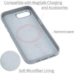 IPhone 16e Synthetic Leather Magnetic Case - Apex Magsafe -Uniq Sale Store iphone16emagneticapexleathercase10