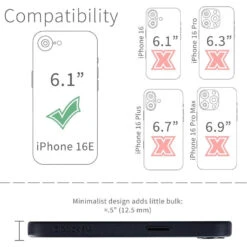 IPhone 16e Synthetic Leather Magnetic Case - Apex Magsafe -Uniq Sale Store iphone16emagneticapexleathercase5