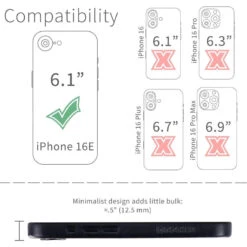 IPhone 16e Genuine Leather Magnetic Case - Leather Magsafe -Uniq Sale Store iphone16emagneticgeniuneleathercase5