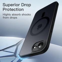 JETech Magnetic Case IPhone 16e - Clear Matte -Uniq Sale Store iphone16ematteclearcase5