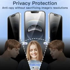 JETech IPhone 16e Privacy Screen Protector 2pcs -Uniq Sale Store iphone16eprivacyscreenprotector3