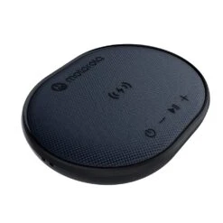 Bluetooth Speaker With Wireless Charging Pad - Motorola ROKR 500 -Uniq Sale Store motorola black bluetooth speaker with wireless charging pad motorola rokr 500 39159494869250