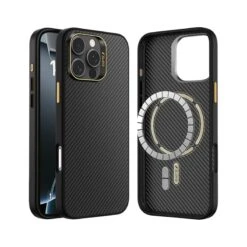 Raptic Aramid Fibre For IPhone 16 Pro Max 20 Raptic Aramid Fibre For IPhone 16 Pro Max -Uniq Sale Store raptic cases covers black raptic aramid fibre for iphone 16 pro max 41732098818306