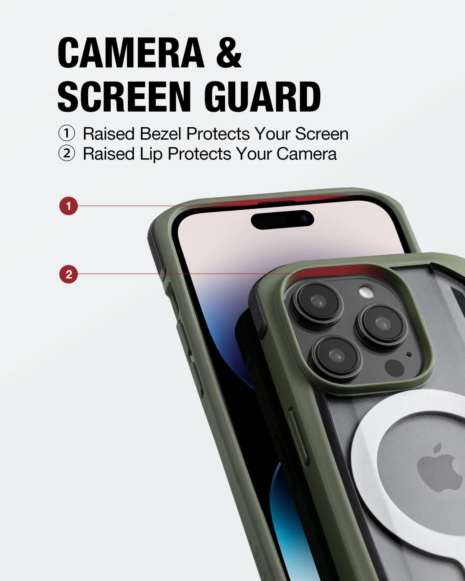 IPhone 14 Pro Max Shield MagSafe Case - Raptic Secure MagSafe 5 IPhone 14 Pro Max Shield MagSafe Case - Raptic Secure MagSafe - Image 3