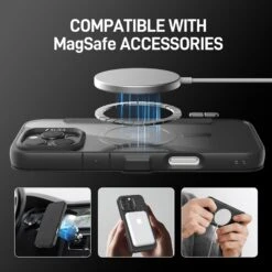 Raptic MagSafe Urban Folio Case With Card Slot For IPhone 16 -Uniq Sale Store raptic cases covers raptic magsafe urban folio case with card slot for iphone 16 41767059620098