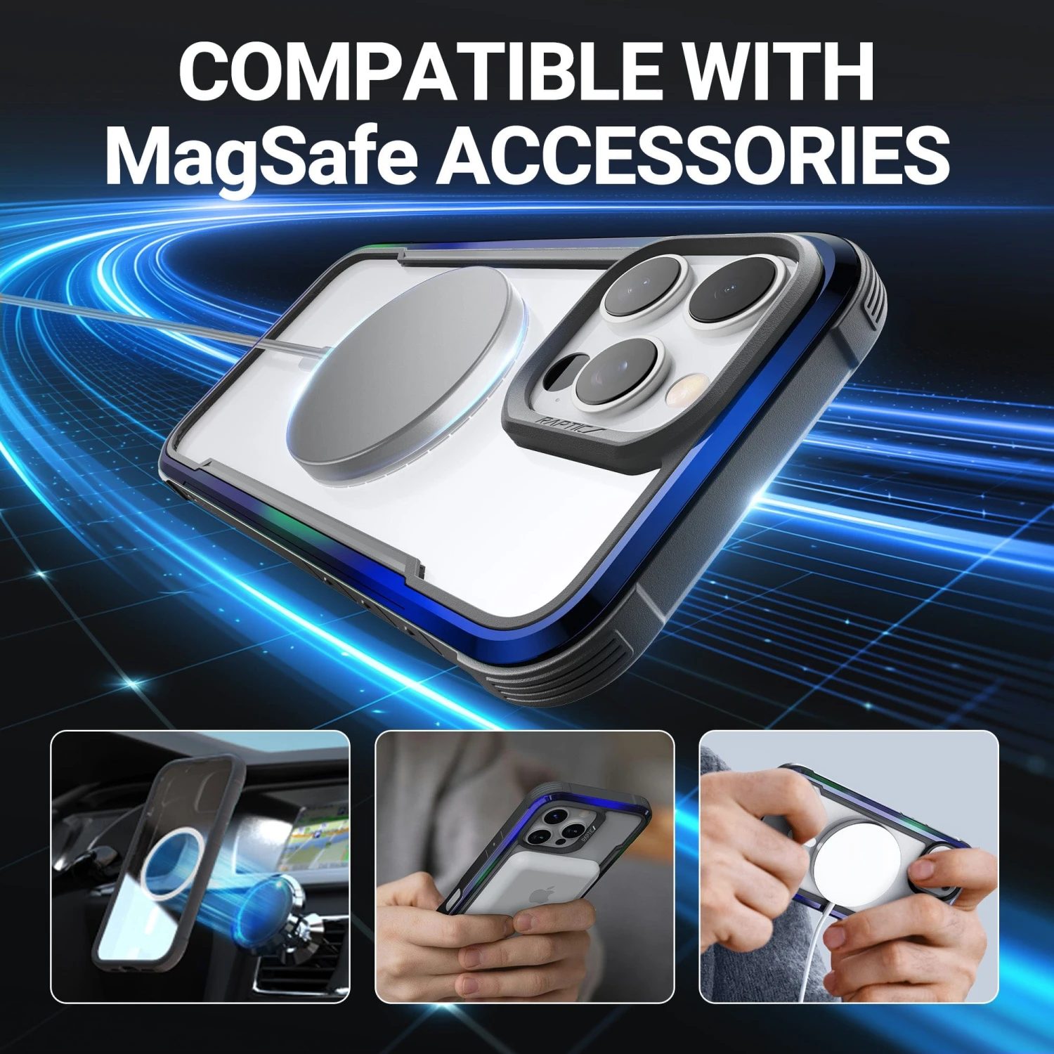 Raptic Shield 2.0 MagSafe Case For IPhone 16 Pro 6 Raptic Shield 2.0 MagSafe Case For IPhone 16 Pro - Image 4