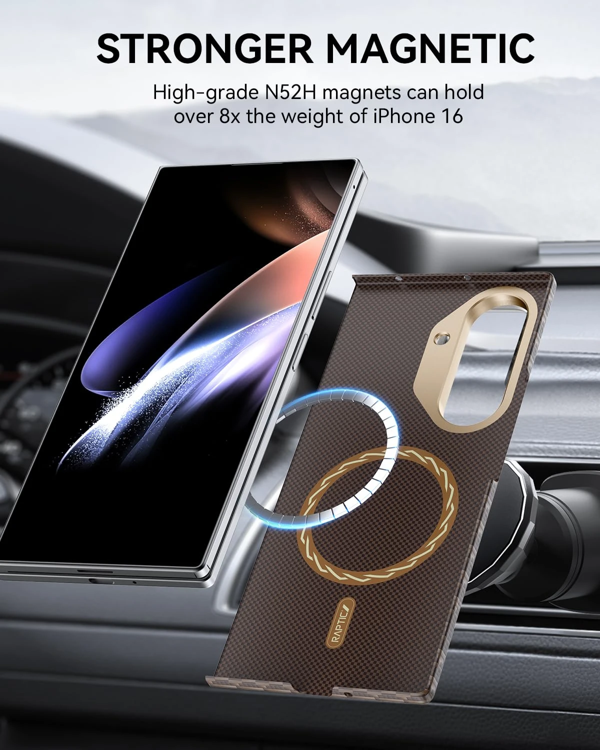 Samsung Galaxy Fold 7 Aramid Case - Raptic Humble Desert 6 Samsung Galaxy Fold 7 Aramid Case - Raptic Humble Desert - Image 4