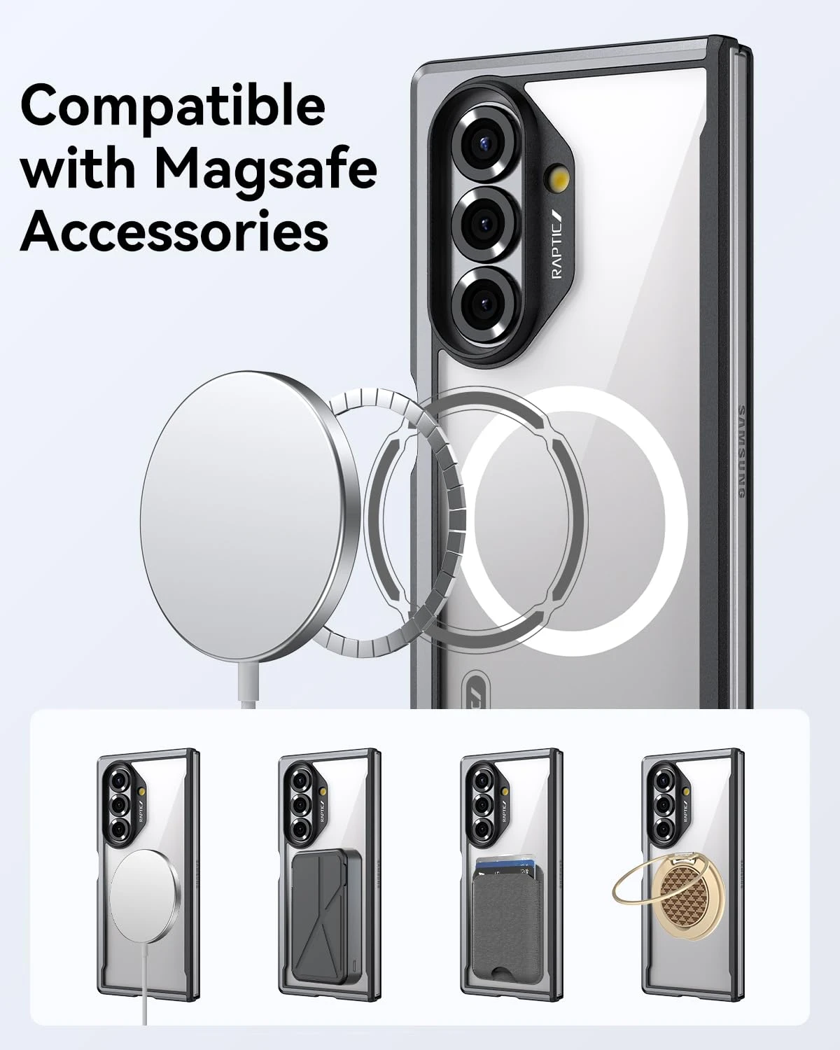 Samsung Galaxy Fold 7 - Raptic Shield Black 8 Samsung Galaxy Fold 7 - Raptic Shield Black - Image 6