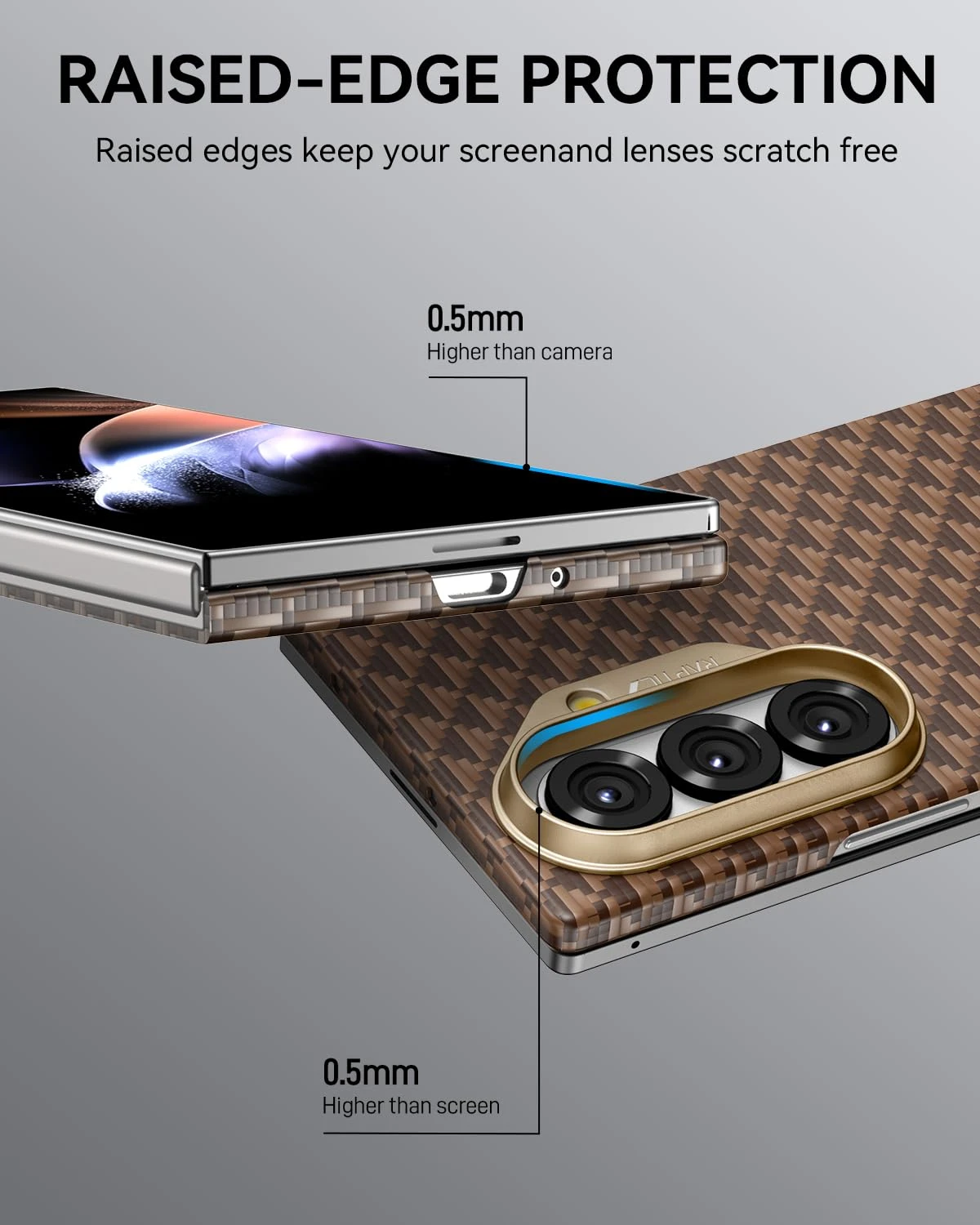 Samsung Galaxy Fold 7 Aramid Case - Raptic Humble Desert 8 Samsung Galaxy Fold 7 Aramid Case - Raptic Humble Desert - Image 6