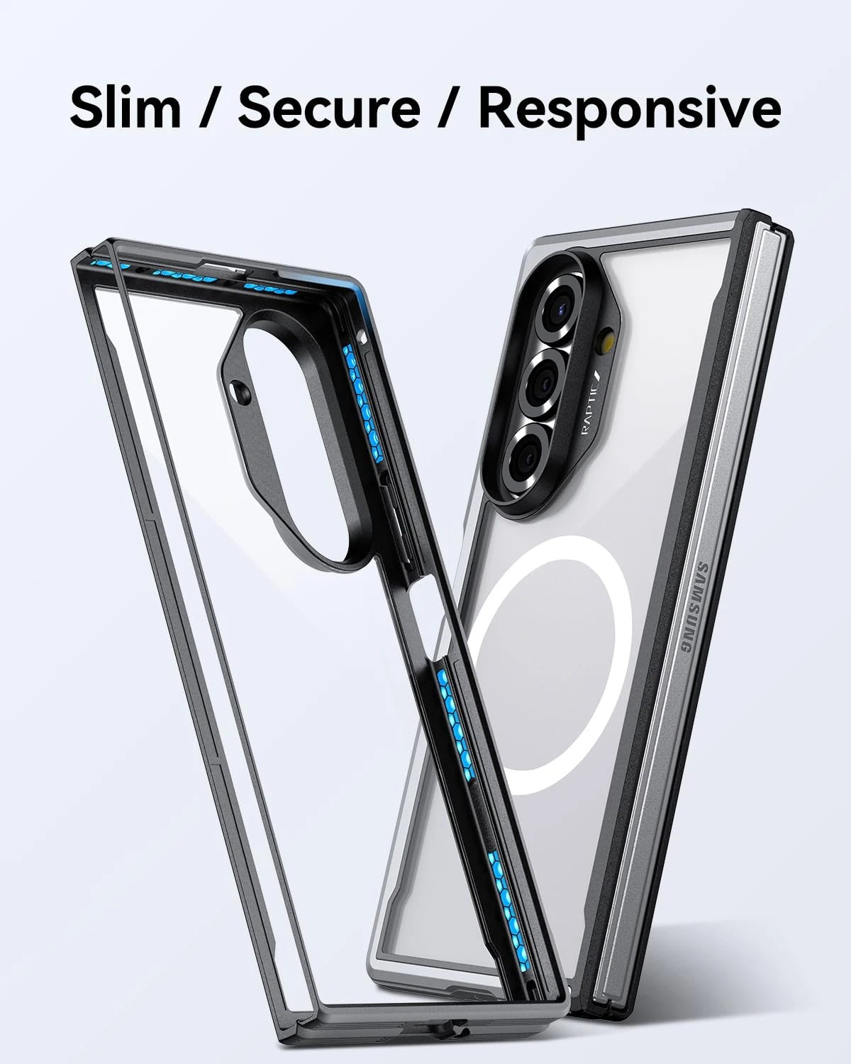 Samsung Galaxy Fold 7 - Raptic Shield Black 7 Samsung Galaxy Fold 7 - Raptic Shield Black - Image 5