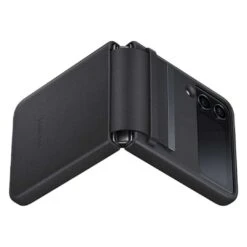 Samsung Flip 4 Leather Cover - Samsung Flip Black -Uniq Sale Store samsung cases covers samsung flip 4 leather cover samsung flip black 39171678961922