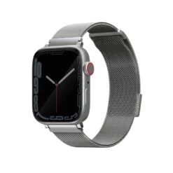 Apple Watch Steel Mesh Band - UNIQ Dante -Uniq Sale Store uniq apple watch bands 45 44 42mm silver apple watch steel mesh band uniq dante 39159496933634