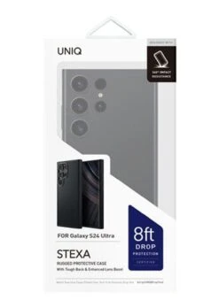 UNIQ Combat Samsung S24 Ultra Clear Black Case -Uniq Sale Store uniq cases covers black samsung galaxy s24 ultra samsung s24 ultra clear black case uniq combat 39848670822658