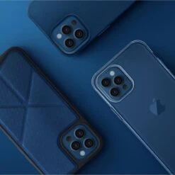 IPhone 12 Pro UNIQ Transforma Fold Case - Blue -Uniq Sale Store uniq cases covers iphone 12 pro uniq transforma fold case blue 39159537860866