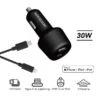 Urban 30W Car Charger With 1m L Cable -Uniq Sale Store urban 30w pd car charger 1m l cable urban 39159485530370