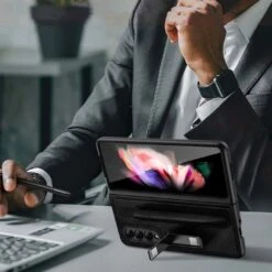 Samsung Galaxy Z Fold 5 Kickstand Case With Pen Holder - Urban