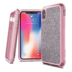 X-Doria Defense 3M Drop Certified Case Lux Apple IPhone XS Max Glitter -Uniq Sale Store x doria cases covers pink glitter x doria defense 3m drop certified case lux apple iphone xs max glitter 4120332337201