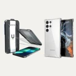 Samsung Galaxy S22 Ultra Clear Case - Urban Clear 16 Samsung Galaxy S22 Ultra Clear Case - Urban Clear -Uniq Sale Store x doria cases covers with s22 diamond glass protector samsung galaxy s22 ultra clear case urban clear 37756807414018