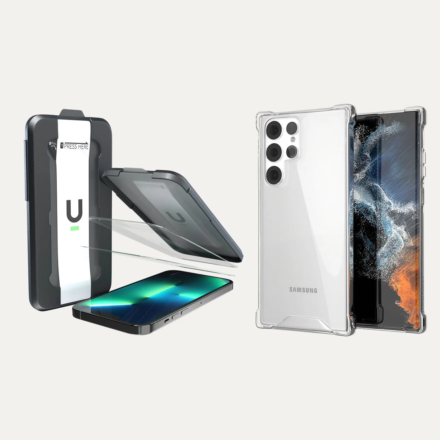 Samsung Galaxy S22 Ultra Clear Case - Urban Clear 9 Samsung Galaxy S22 Ultra Clear Case - Urban Clear - Image 7