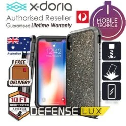 X-Doria Defense Lux Protective Case Apple IPhone XR Glitter -Uniq Sale Store x doria cases covers x doria defense lux protective case apple iphone xr glitter 14563946790961